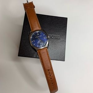Leather Michael Kors Watch
